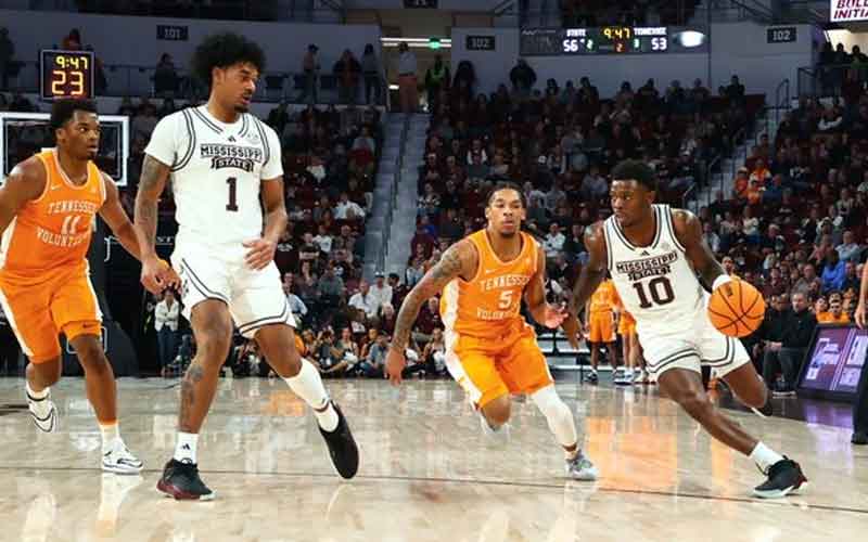 Mississippi State 77, Tennessee 72