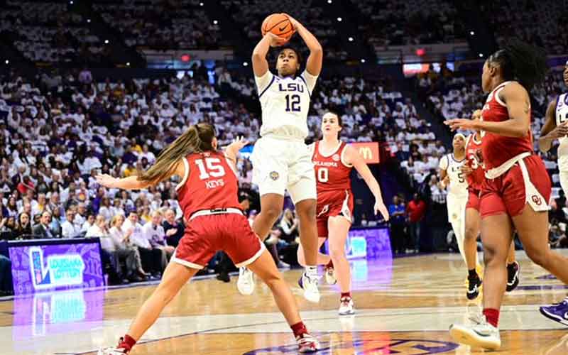 Louisiana State 107, Oklahoma 100