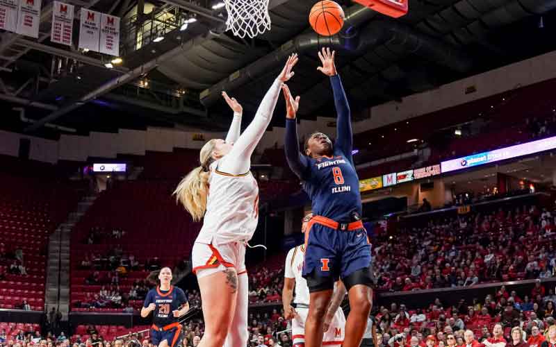 Illinois 66, Maryland 65