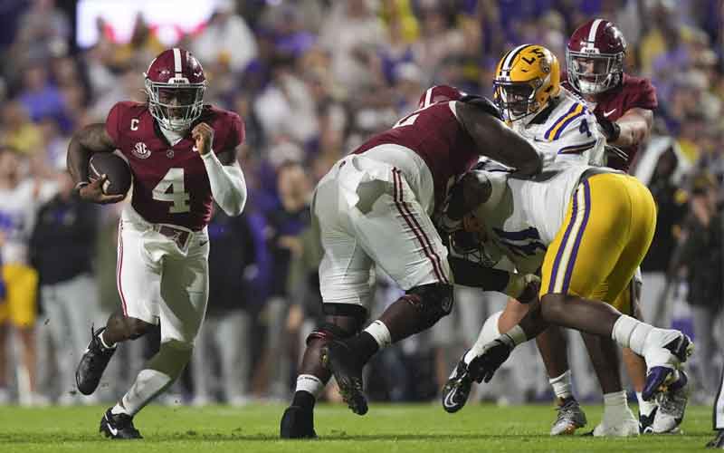 Alabama 42, Louisiana State 13