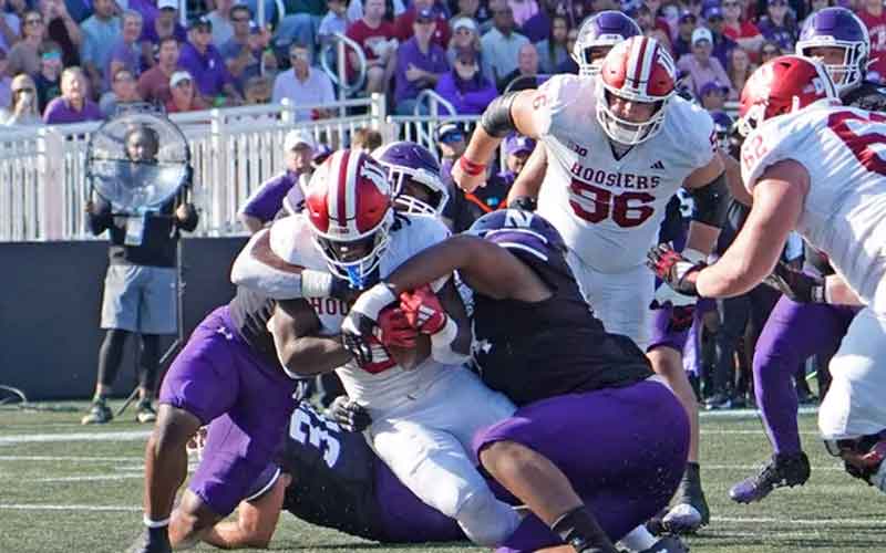 Indiana 41, Northwestern 24