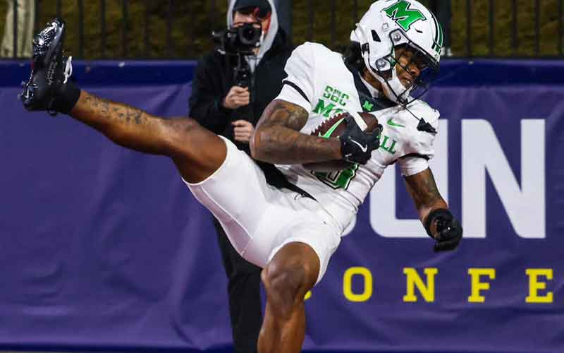 Marshall 31, Louisiana-Lafayette 3