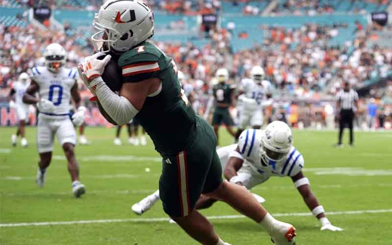 Miami 53, Duke 31