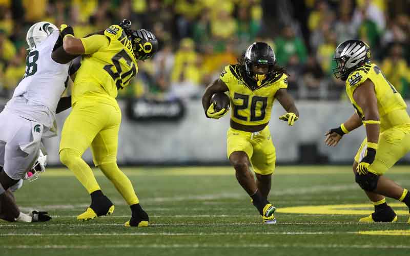 Oregon 31. Michigan State 10