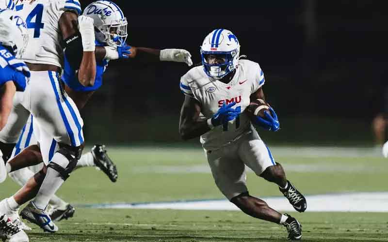 Southern Methodist 28, Duke 27