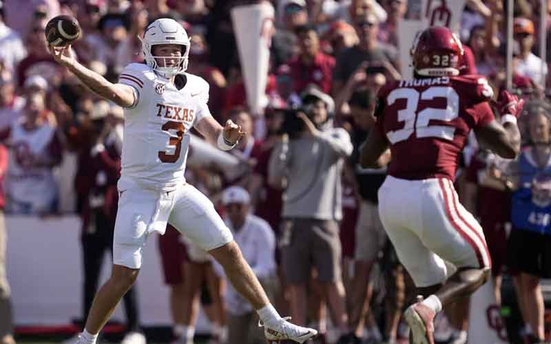 Texas 34, Oklahoma 3